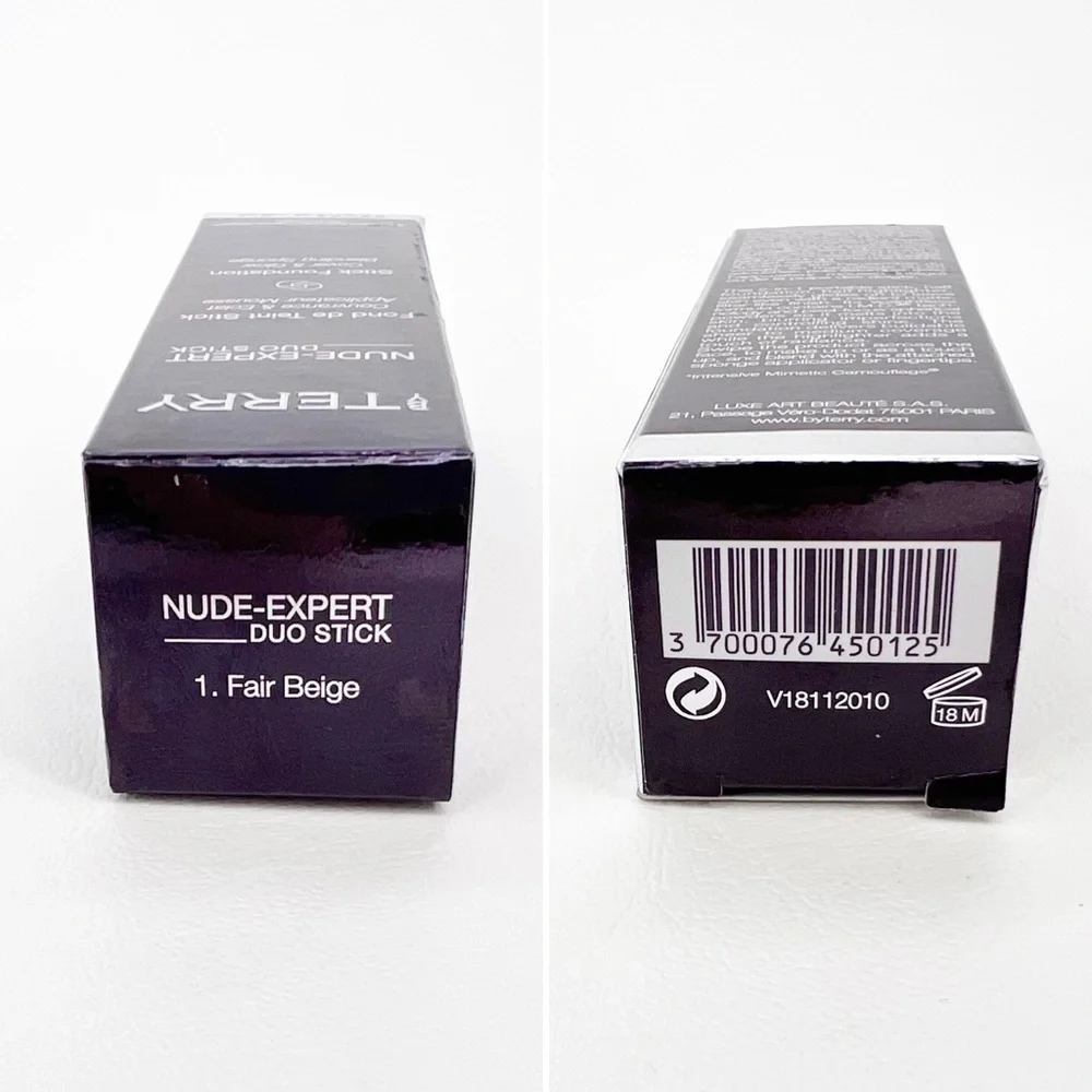 By Terry Nude-Expert Duo Stick Foundation 1 Fair Beige New NWT NIP